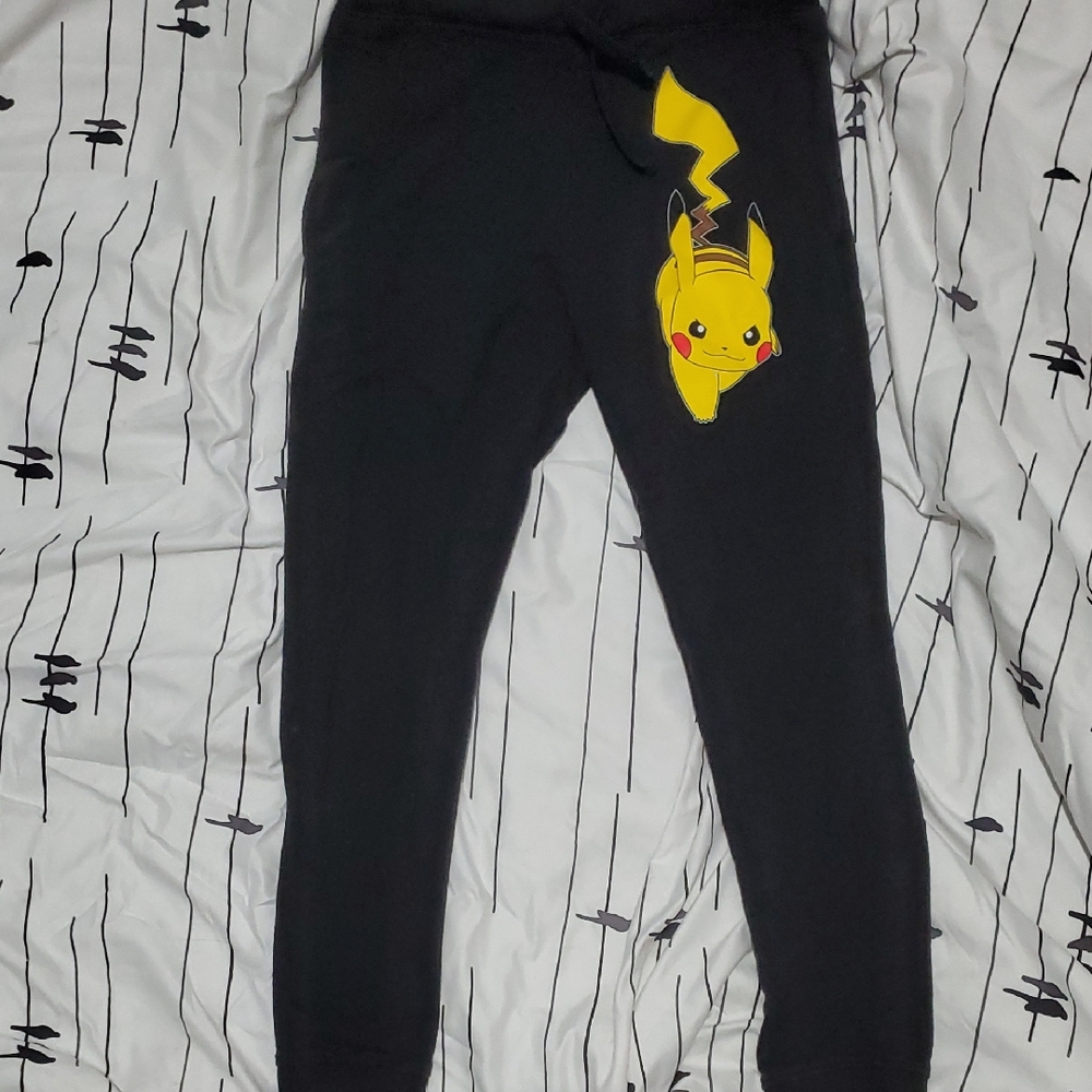 Black Pokémon Mens Joggers